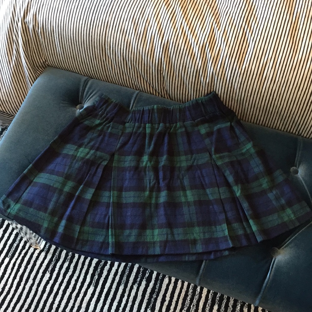 Delia’s plaid A-line skirt